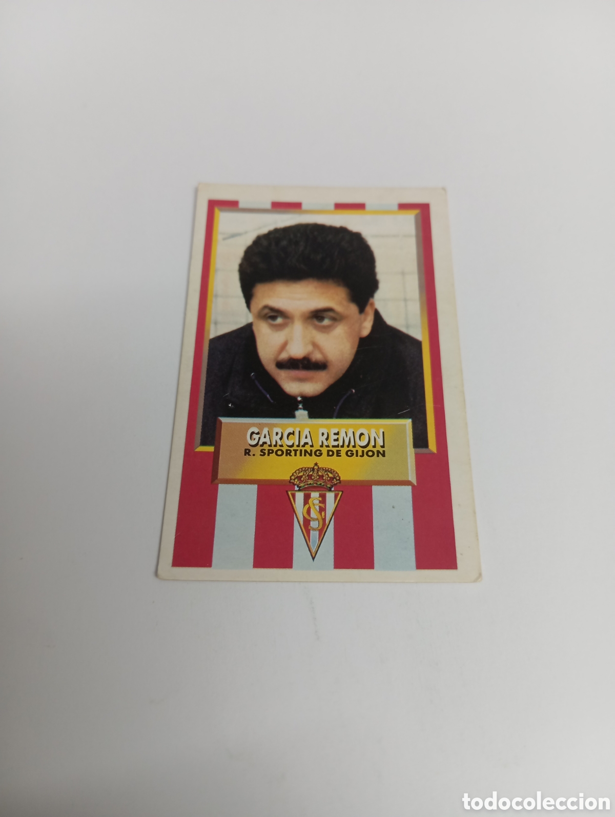 Cromos de F&uacute;tbol: GARC&Iacute;A REMON Sporting de Gij&oacute;n Liga Este 1993 1994 CART&Oacute;N Panini 93 94 NUEVO SIN PEGAR