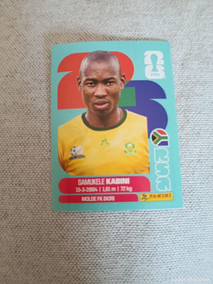 Cromos de F&uacute;tbol: Panini Mundial 2026 Estados Unidos-Mexico. 5- Kabini. Sud&aacute;frica. Nunca pegado.