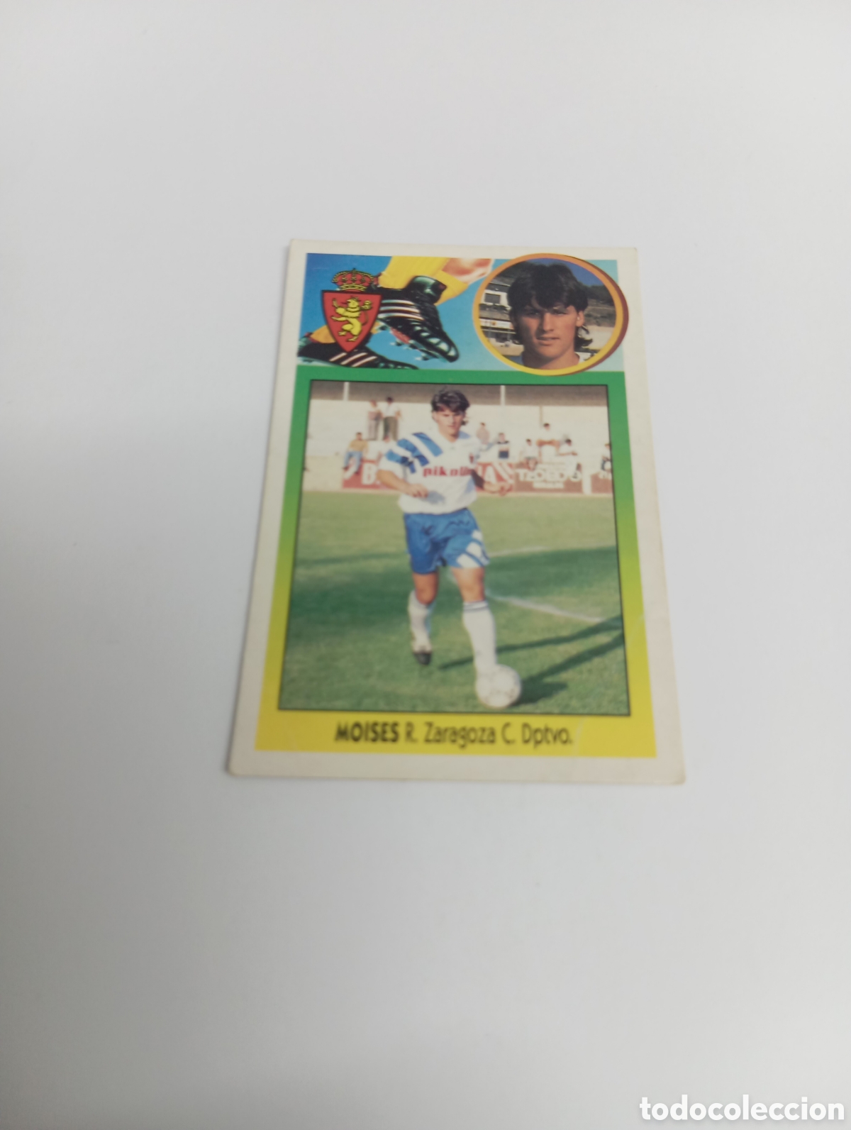 Cromos de F&uacute;tbol: MOIS&Eacute;S Zaragoza Liga Este 1993 1994 CART&Oacute;N Panini 93 94 NUEVO SIN PEGAR