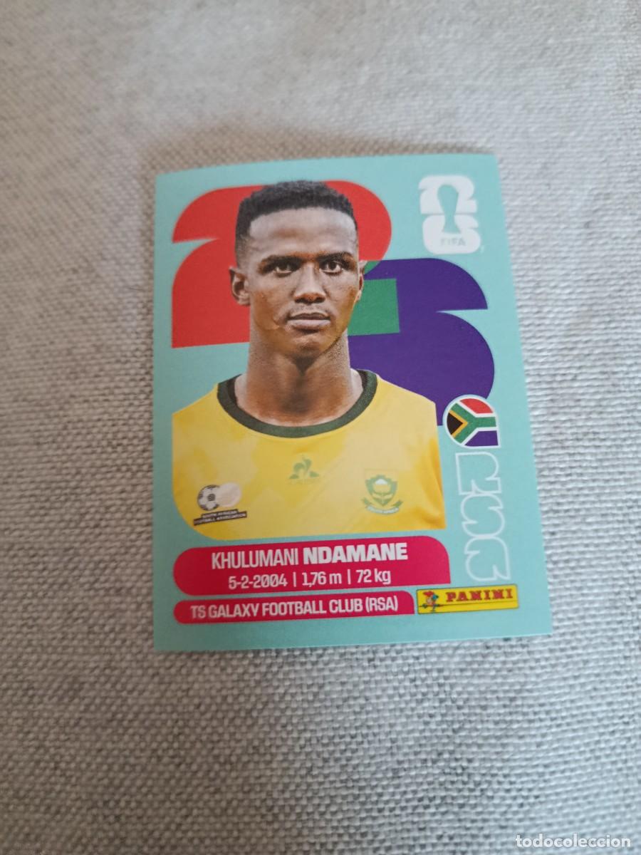Cromos de F&uacute;tbol: Panini Mundial 2026 Estados Unidos-Mexico. 7- Ndamane. Sud&aacute;frica. Nunca pegado.