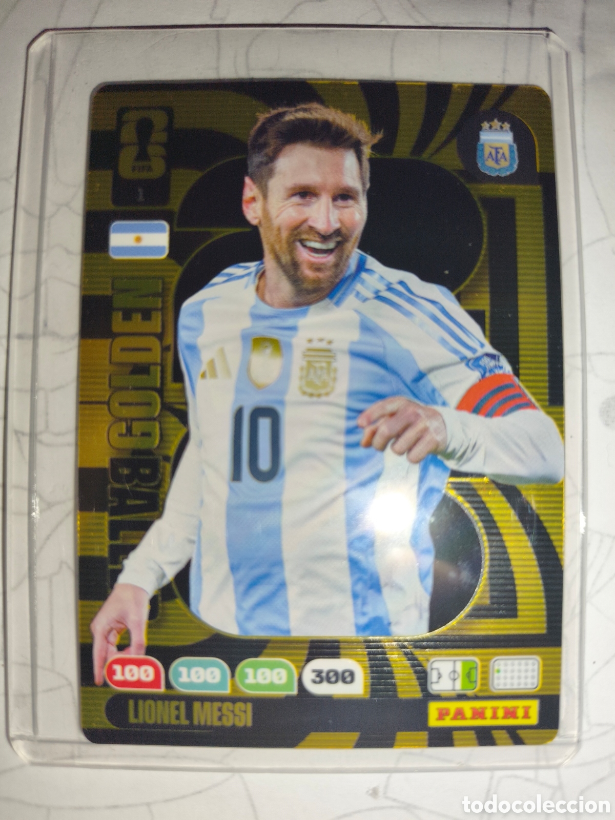 Cromos de F&uacute;tbol: FIFA WOLRD CUP 2026 GOLDEN BALLER MESSI