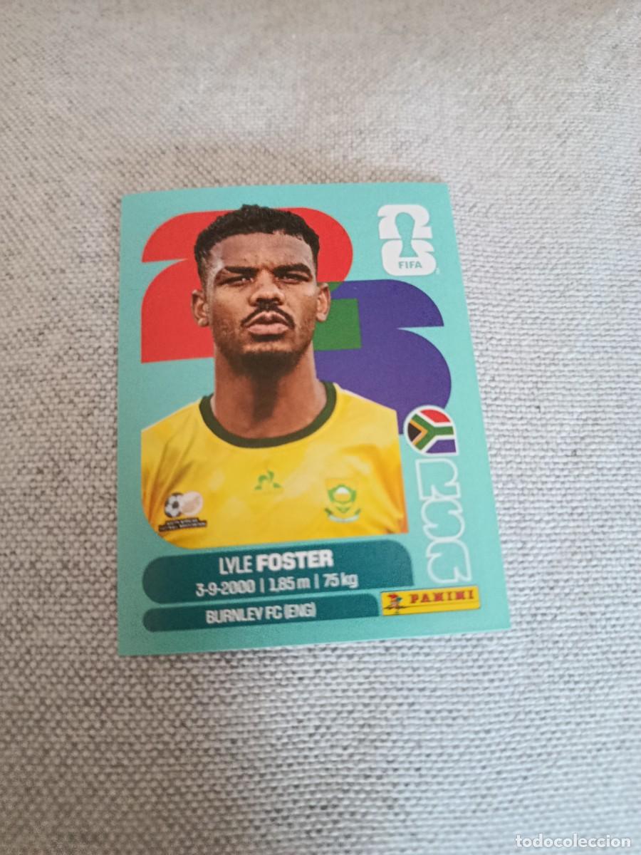 Cromos de F&uacute;tbol: Panini Mundial 2026 Estados Unidos-Mexico. 17- Foster. Sud&aacute;frica. Nunca pegado.