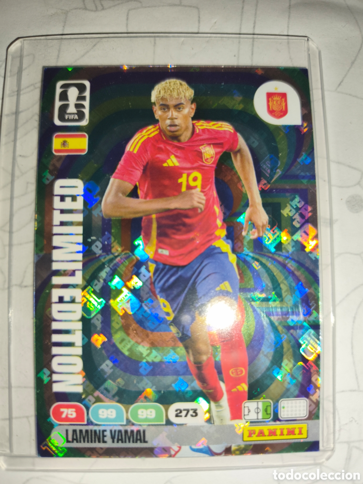Cromos de F&uacute;tbol: FIFA WOLD CUP 2026 LIMITED EDITION LAMINE YAMAL