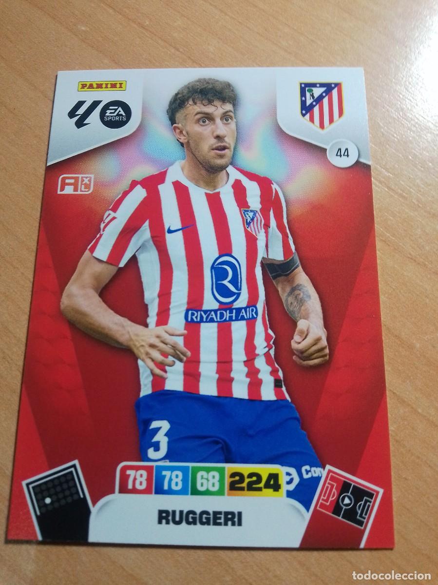 Cromos de F&uacute;tbol: 44 RUGGIERI DEL ATL&Eacute;TICO DE MADRID 25 26 ADRENALYN XL 2025 2026