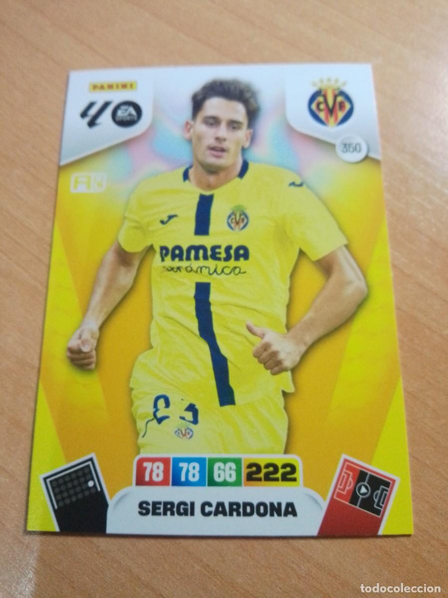 Cromos de F&uacute;tbol: 350 SERGI CARDONA DEL VILLARREAL 25 26 ADRENALYN XL 2025 2026 NUEVO
