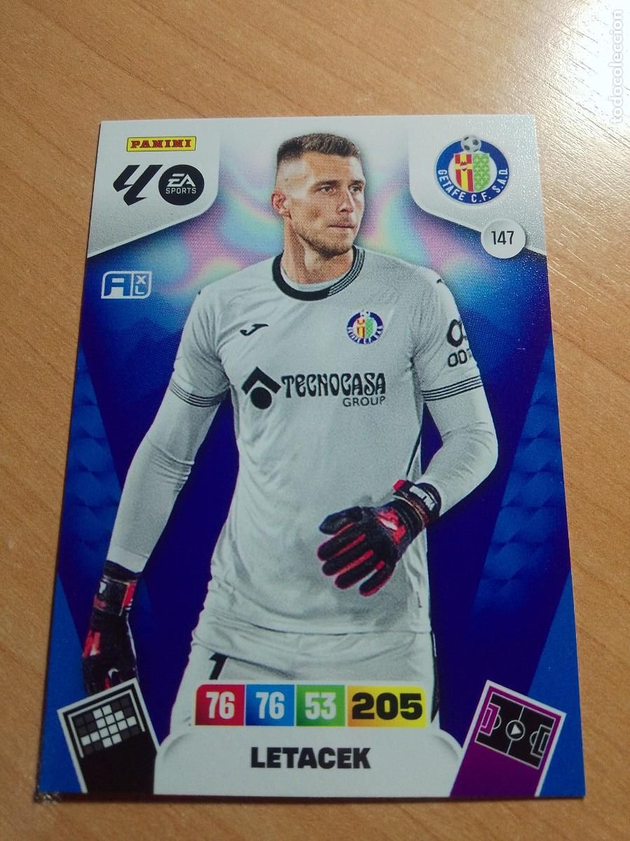 Cromos de F&uacute;tbol: 147 LETACEK DEL GETAFE 25 26 ADRENALYN XL 2025 2026