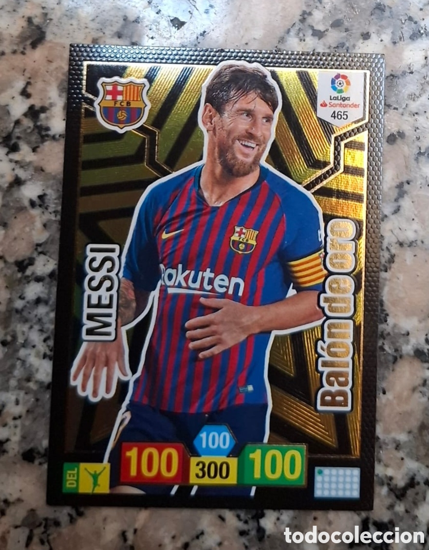 Cromos de F&uacute;tbol: 465 MESSI bal&oacute;n de oro adrenalyn xl 18-19