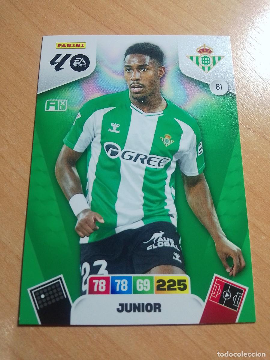 Football Stickers: 81 JUNIOR DEL BETIS 25 26 ADRENALYN XL 2025 2026 NUEVO