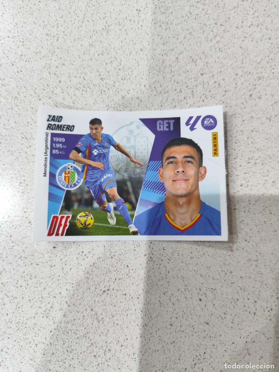 Football Stickers: CROMO N&Uacute;MERO 16 ZAID ROMERO GETAFE. MERCADO DE INVIERNO LIGA ESTE 25/26.