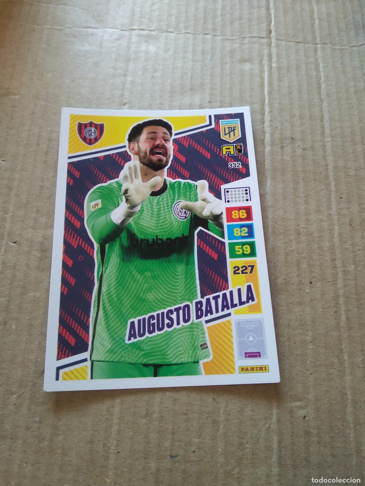 Football Stickers: 332 AUGUSTO BATALLA SAN LORENZO CROMO FUTBOL PANINI ARGENTINO 2023 LIGA ARGENTINA ADRENALYN