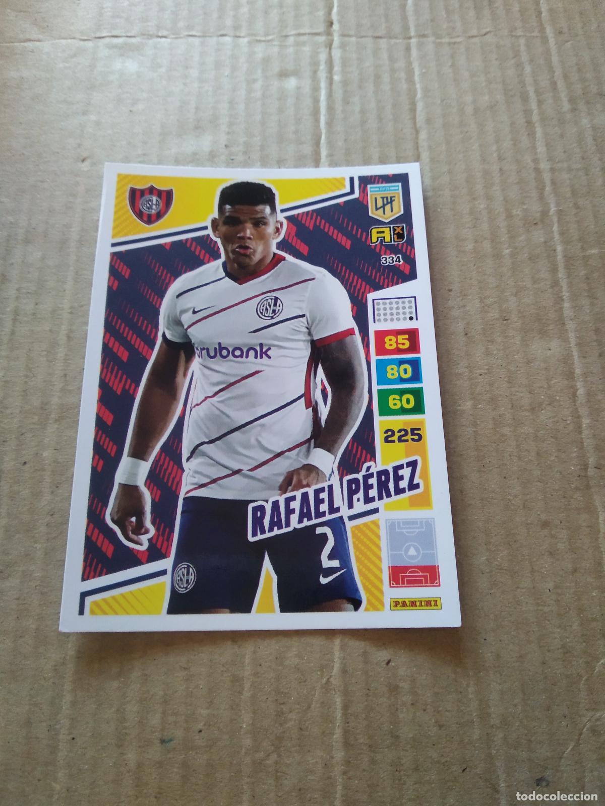 Football Stickers: 334 RAFAEL PEREZ SAN LORENZO CROMO FUTBOL PANINI ARGENTINO 2023 LIGA ARGENTINA ADRENALYN