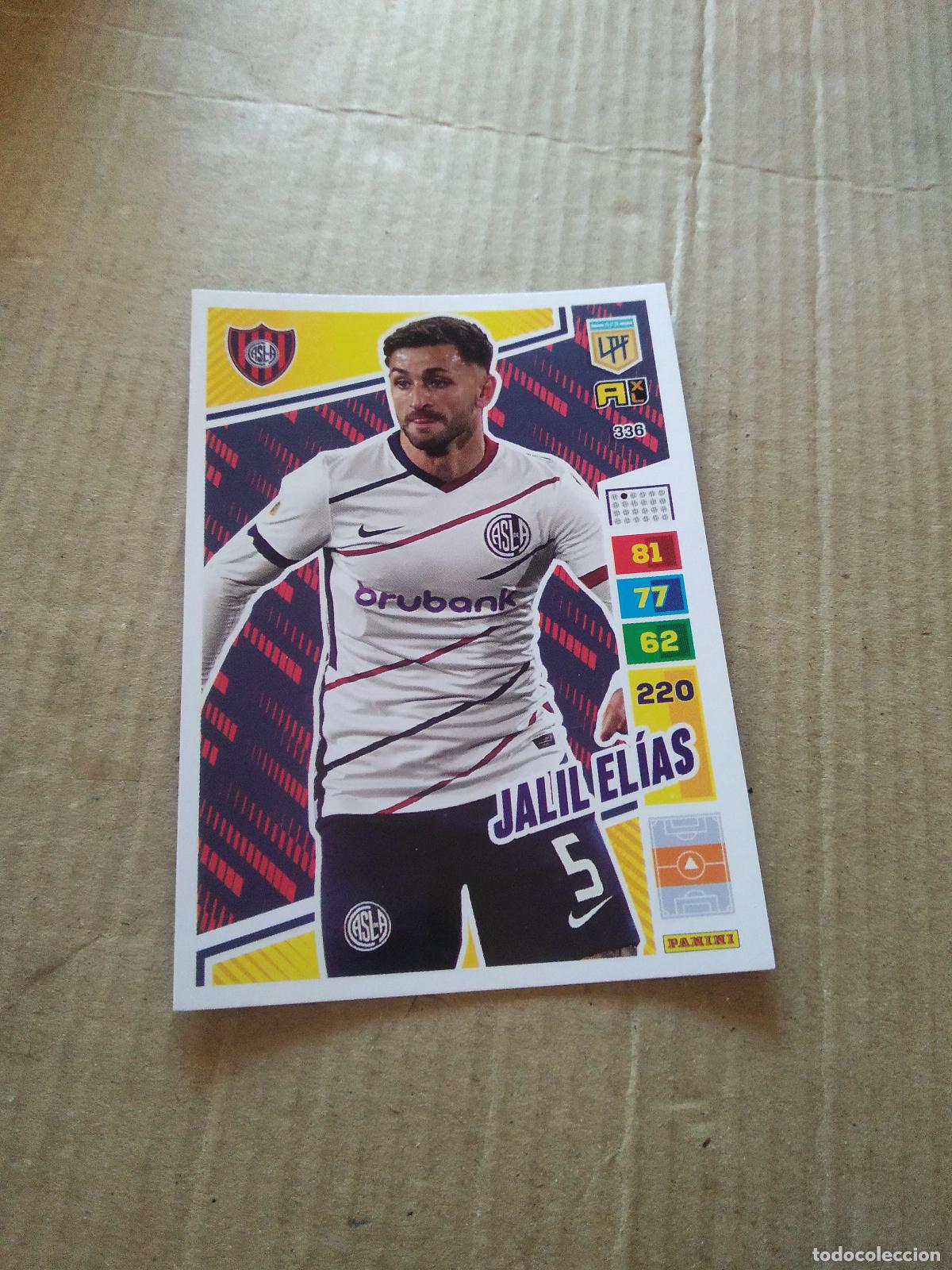 Football Stickers: 336 JALIL ELIAS SAN LORENZO CROMO FUTBOL PANINI ARGENTINO 2023 LIGA ARGENTINA ADRENALYN