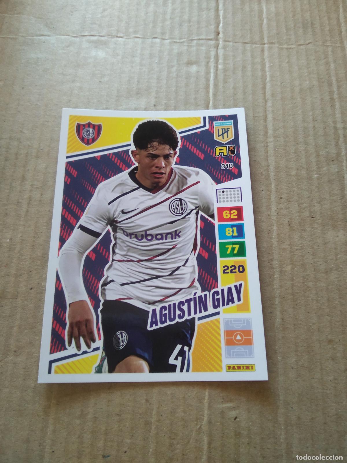 Cromos de F&uacute;tbol: 340 AGUSTIN GIAY SAN LORENZO CROMO FUTBOL PANINI ARGENTINO 2023 LIGA ARGENTINA ADRENALYN