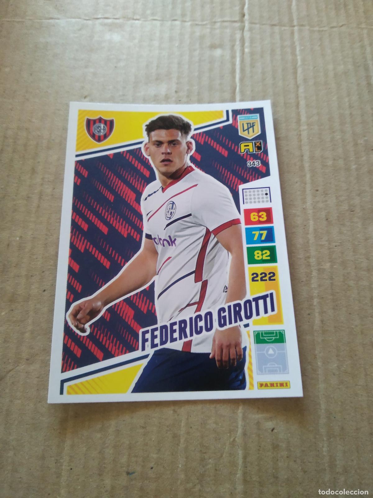Cromos de F&uacute;tbol: 343 FEDERICO GIROTTI SAN LORENZO CROMO FUTBOL PANINI ARGENTINO 2023 LIGA ARGENTINA ADRENALYN