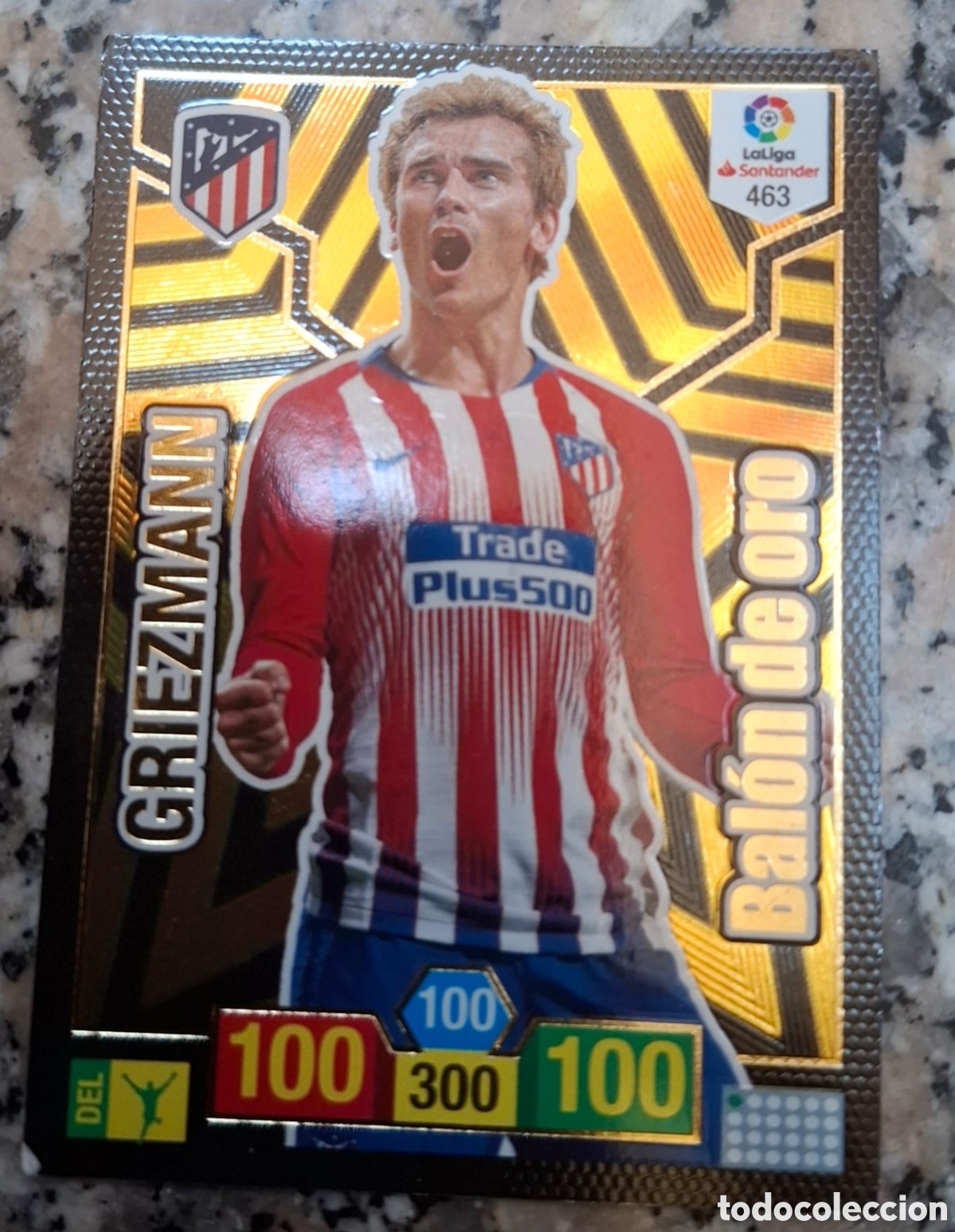 Cromos de F&uacute;tbol: 463 GRIEZMANN bal&oacute;n de oro ATL&Eacute;TICO DE MADRID adrenalyn xl 18-19