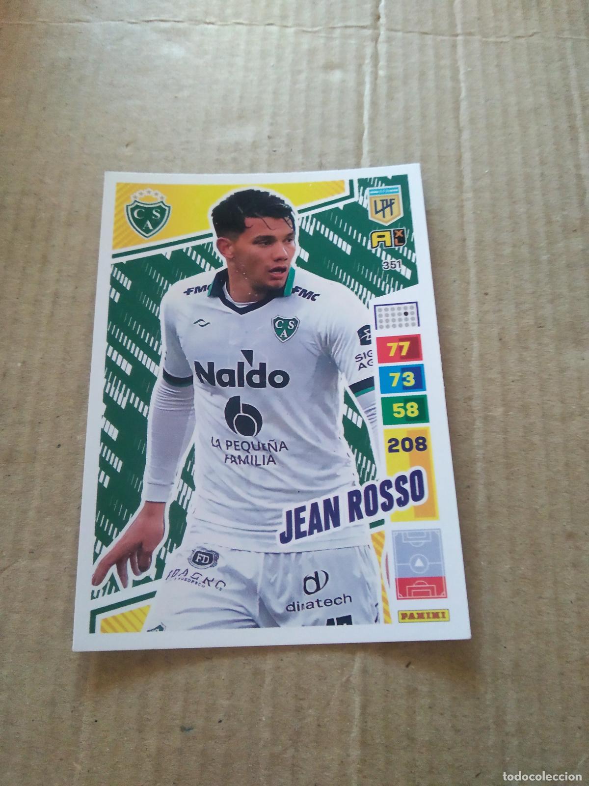 Cromos de F&uacute;tbol: 351 JEAN ROSSO SARMIENTO CROMO FUTBOL PANINI ARGENTINO 2023 LIGA ARGENTINA ADRENALYN