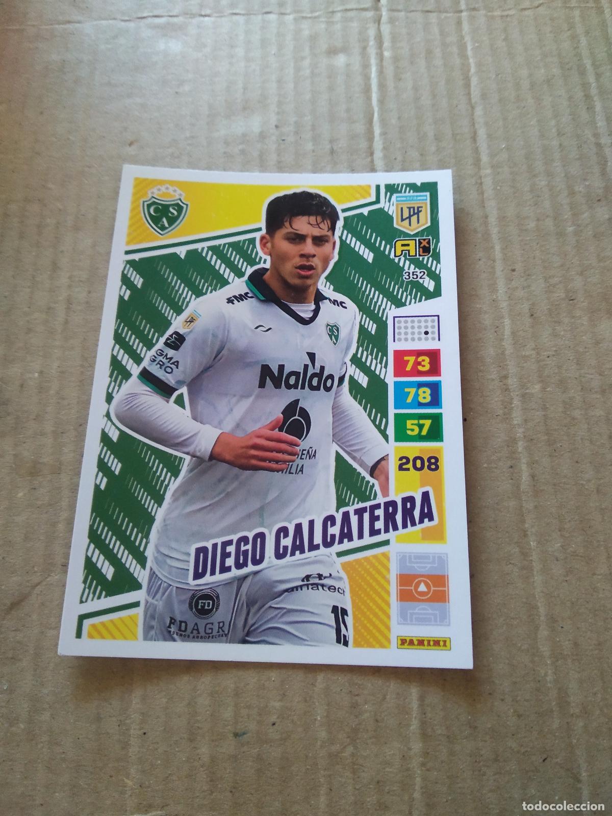 Cromos de F&uacute;tbol: 352 DIEGO CALCATERRA SARMIENTO CROMO FUTBOL PANINI ARGENTINO 2023 LIGA ARGENTINA ADRENALYN
