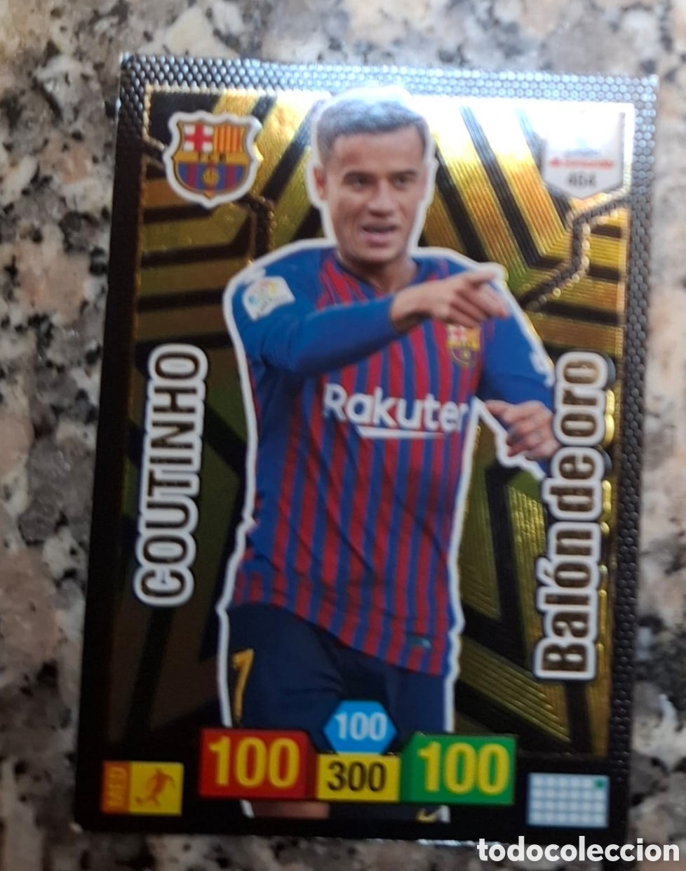 Cromos de F&uacute;tbol: 464 COUTINHO bal&oacute;n de oro FC BARCELONA adrenalyn xl 18-19
