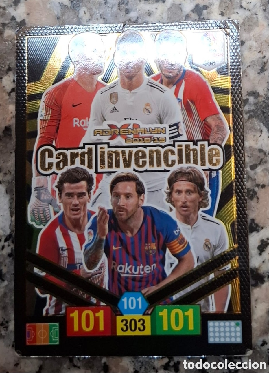 Cromos de F&uacute;tbol: 468 CARTA INVENCIBLE adrenalyn xl 18-19