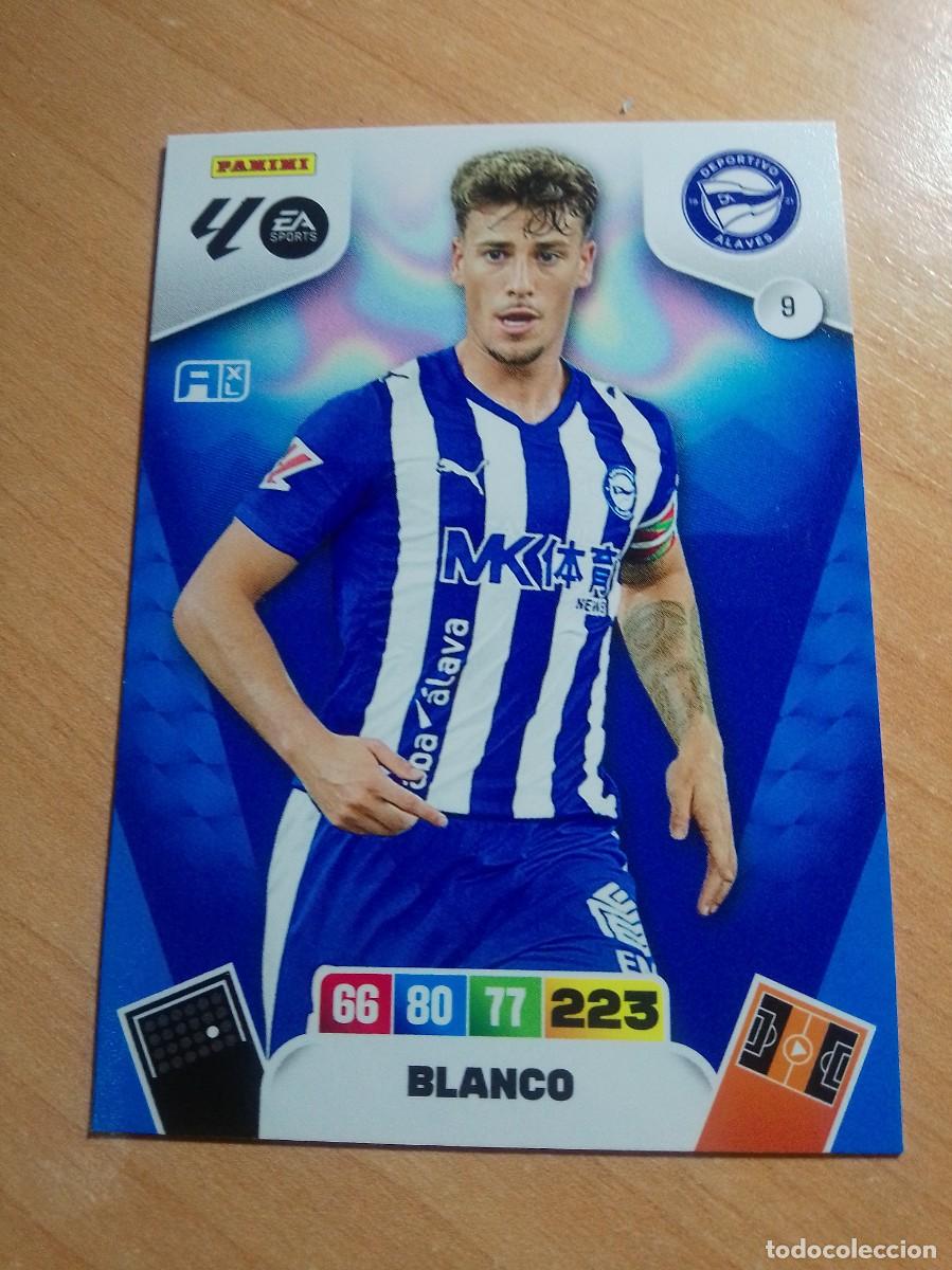 Cromos de F&uacute;tbol: 9 BLANCO DEL ALAV&Eacute;S 25 26 ADRENALYN XL 2025 2026