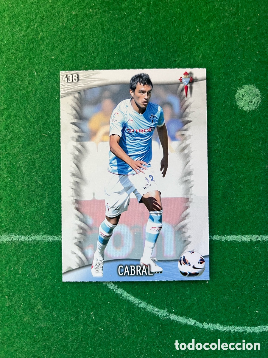 Cromos de F&uacute;tbol: 438 CABRAL CELTA DE VIGO LAS FICHAS DE LA LIGA 2013 2014 MUNDICROMO