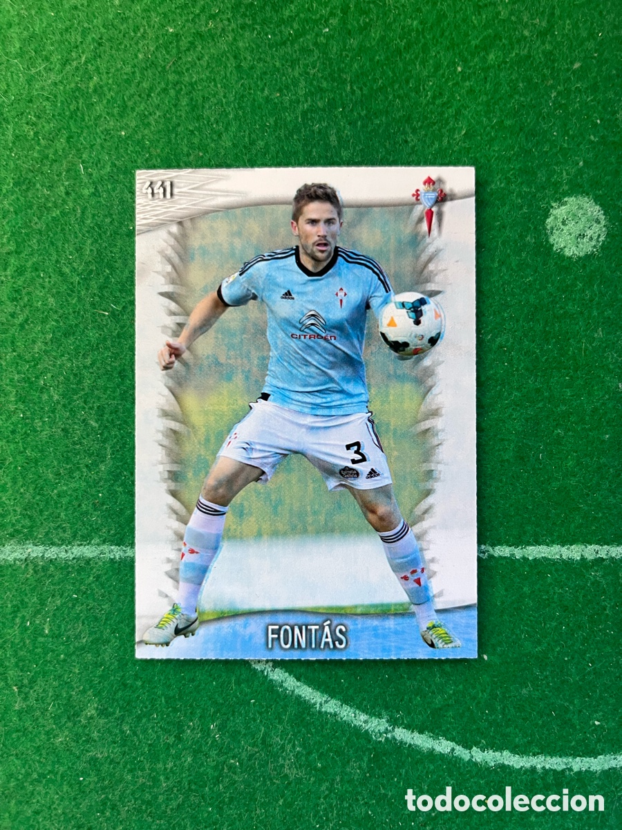 Cromos de F&uacute;tbol: 441 FONTAS CELTA DE VIGO LAS FICHAS DE LA LIGA 2013 2014 MUNDICROMO