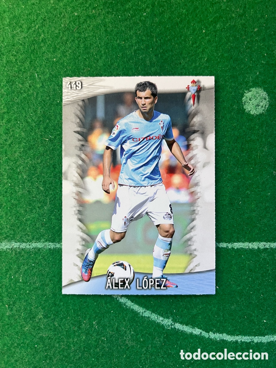 Cromos de F&uacute;tbol: 449 ALEX L&Oacute;PEZ CELTA DE VIGO LAS FICHAS DE LA LIGA 2013 2014 MUNDICROMO