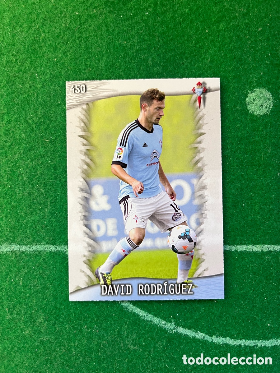 Cromos de F&uacute;tbol: 450 DAVID RODRIGUEZ CELTA DE VIGO LAS FICHAS DE LA LIGA 2013 2014 MUNDICROMO