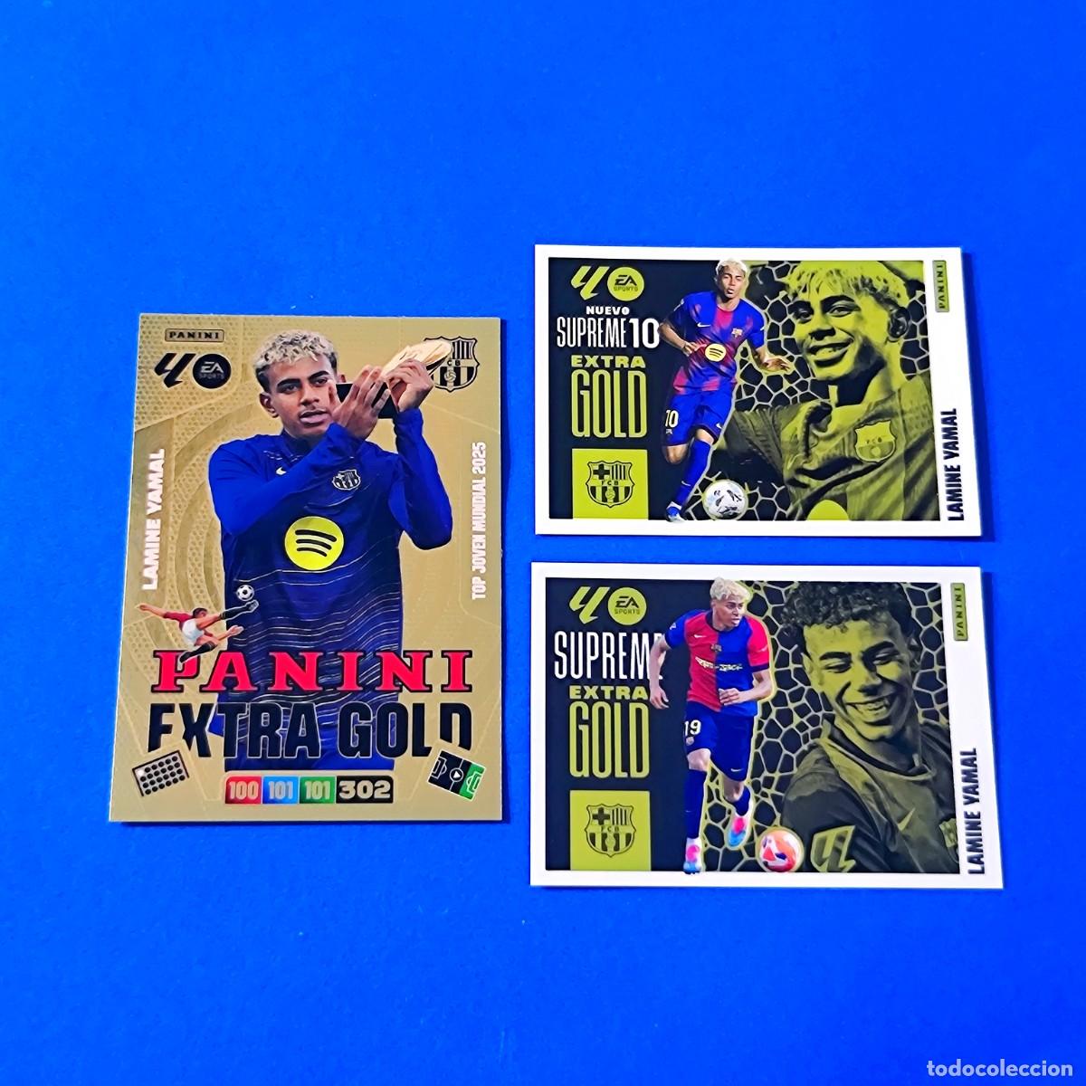 Cromos de F&uacute;tbol: Este - Adrenalyn 2025 2026 / 25 26 Extra Gold - Supreme - Supreme 10 Lamine Yamal Barcelona