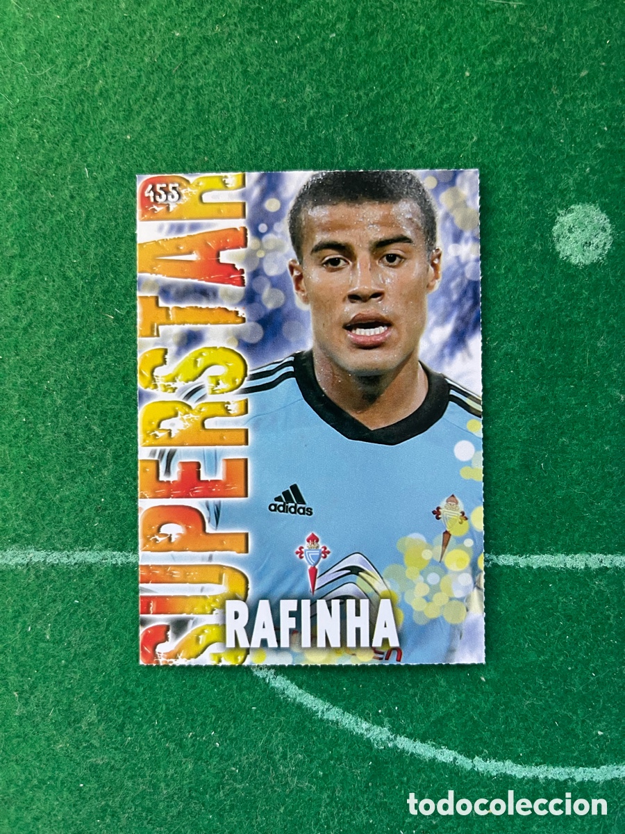 Cromos de F&uacute;tbol: 455 RAFINHA CELTA DE VIGO LAS FICHAS DE LA LIGA 2013 2014 MUNDICROMO SUPERSTAR