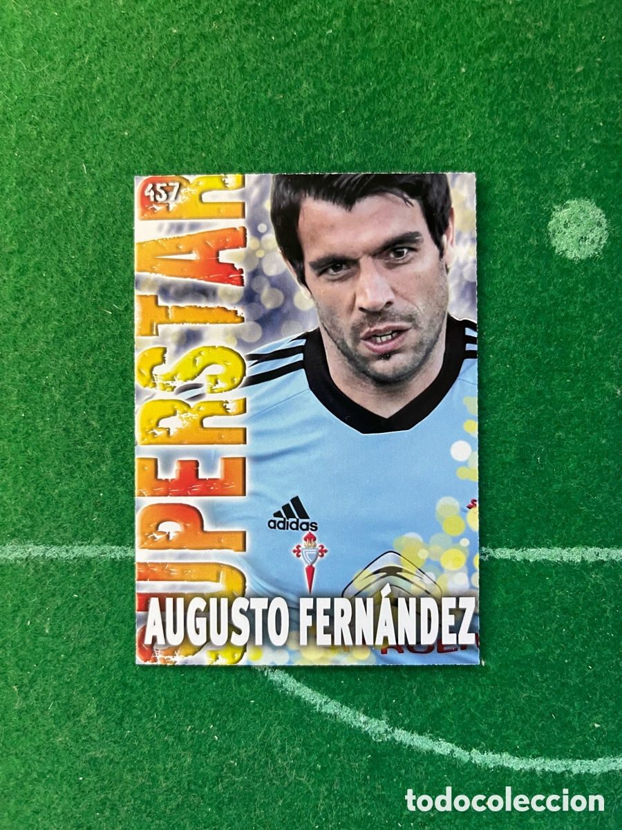 Cromos de F&uacute;tbol: 457 AUGUSTO FERN&Aacute;NDEZ CELTA DE VIGO LAS FICHAS DE LA LIGA 2013 2014 MUNDICROMO SUPERSTAR