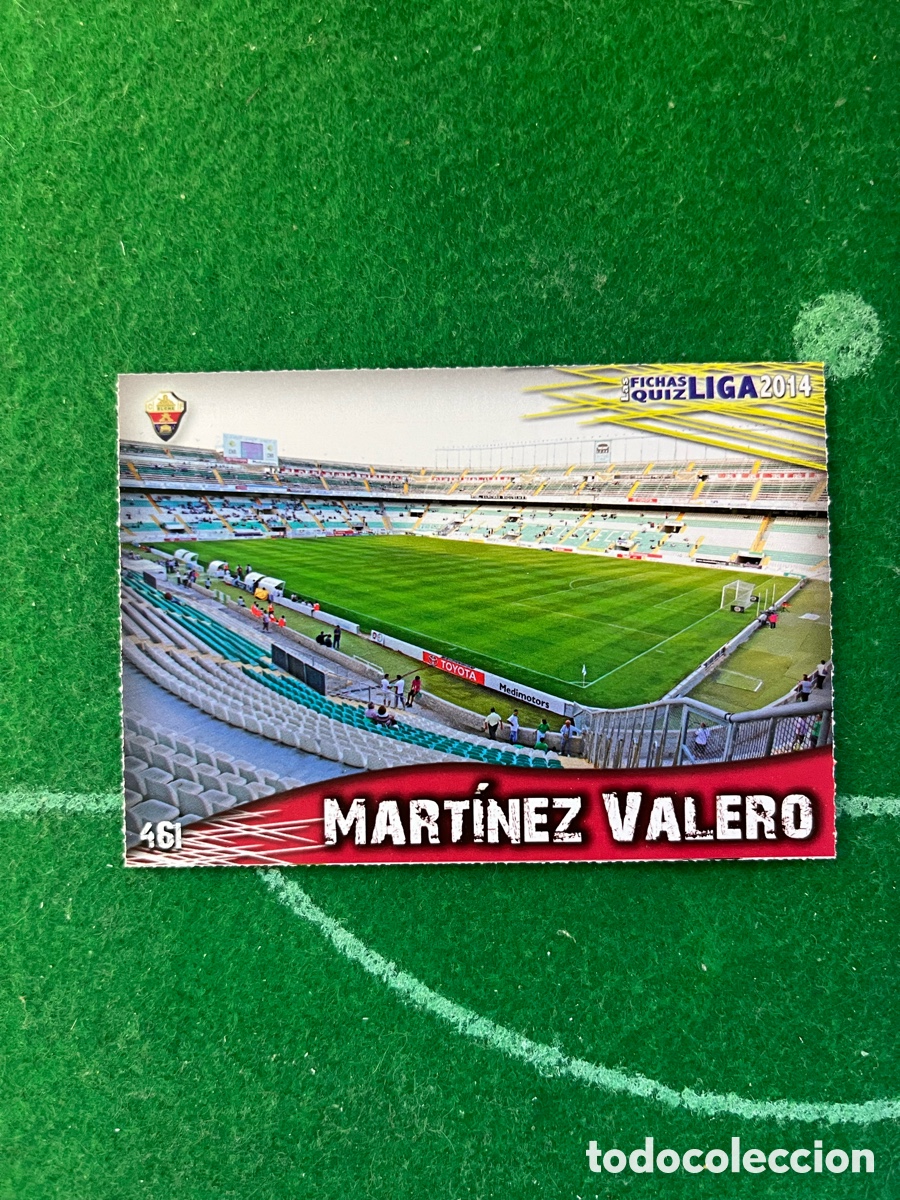 Cromos de F&uacute;tbol: 461 MART&Iacute;NEZ VALERO ELCHE LAS FICHAS DE LA LIGA 2013 2014 MUNDICROMO ESTADIO