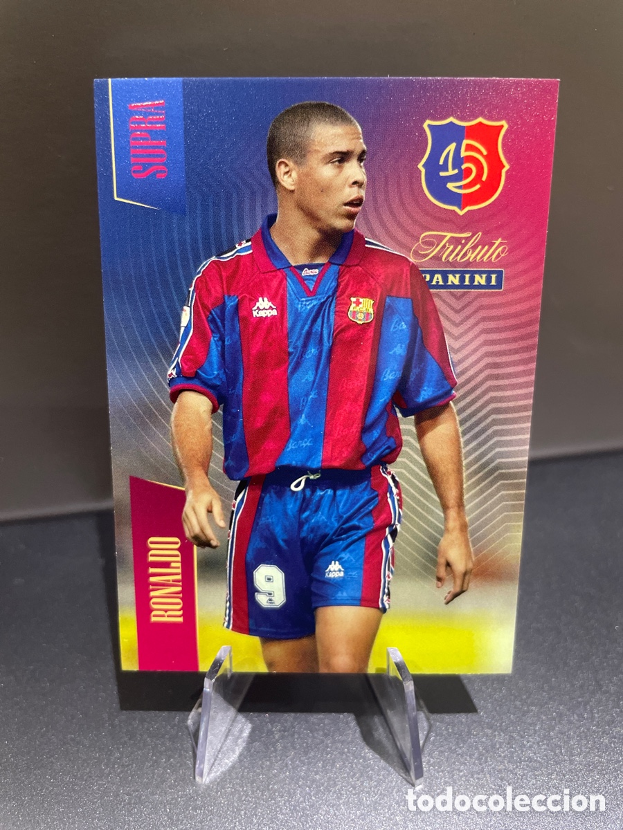 Cromos de F&uacute;tbol: Ronaldo 82 Supra El A&ntilde;o de las Luces Tributo Panini 125 Aniversario FC Barcelona
