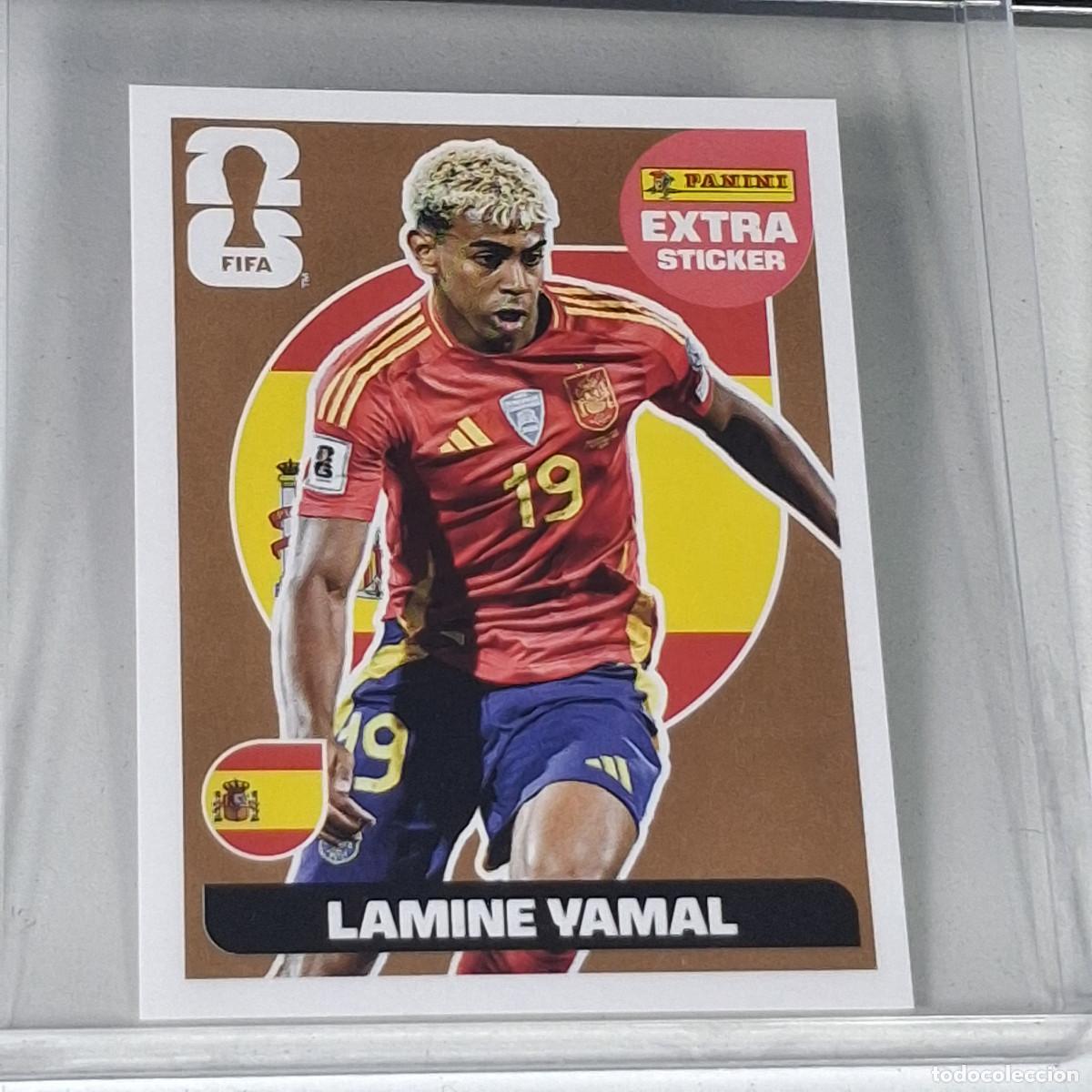 Cromos de F&uacute;tbol: C1 EXTRA LAMINE YAMAL ESPANA SPAIN MUNDIAL FIFA WORLD CUP 2026 STICKER PANINI