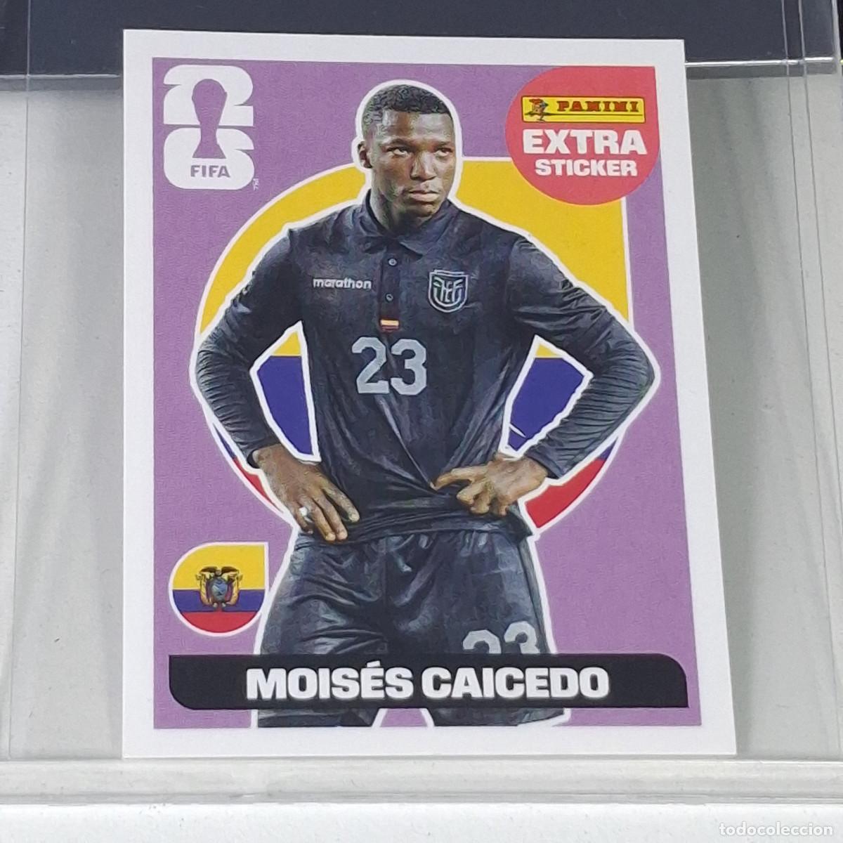 Cromos de F&uacute;tbol: C1 EXTRA MOISES CAICEDO ECUADOR MUNDIAL FIFA WORLD CUP 2026 STICKER PANINI
