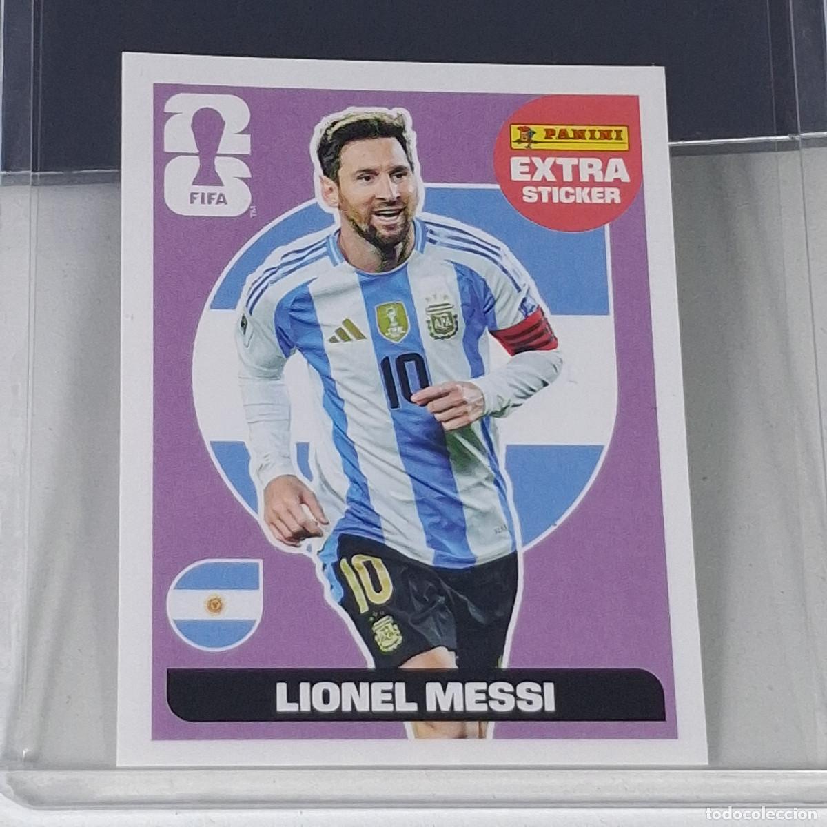 Cromos de F&uacute;tbol: C1 EXTRA LIONEL MESSI ARGENTINA MUNDIAL FIFA WORLD CUP 2026 STICKER PANINI