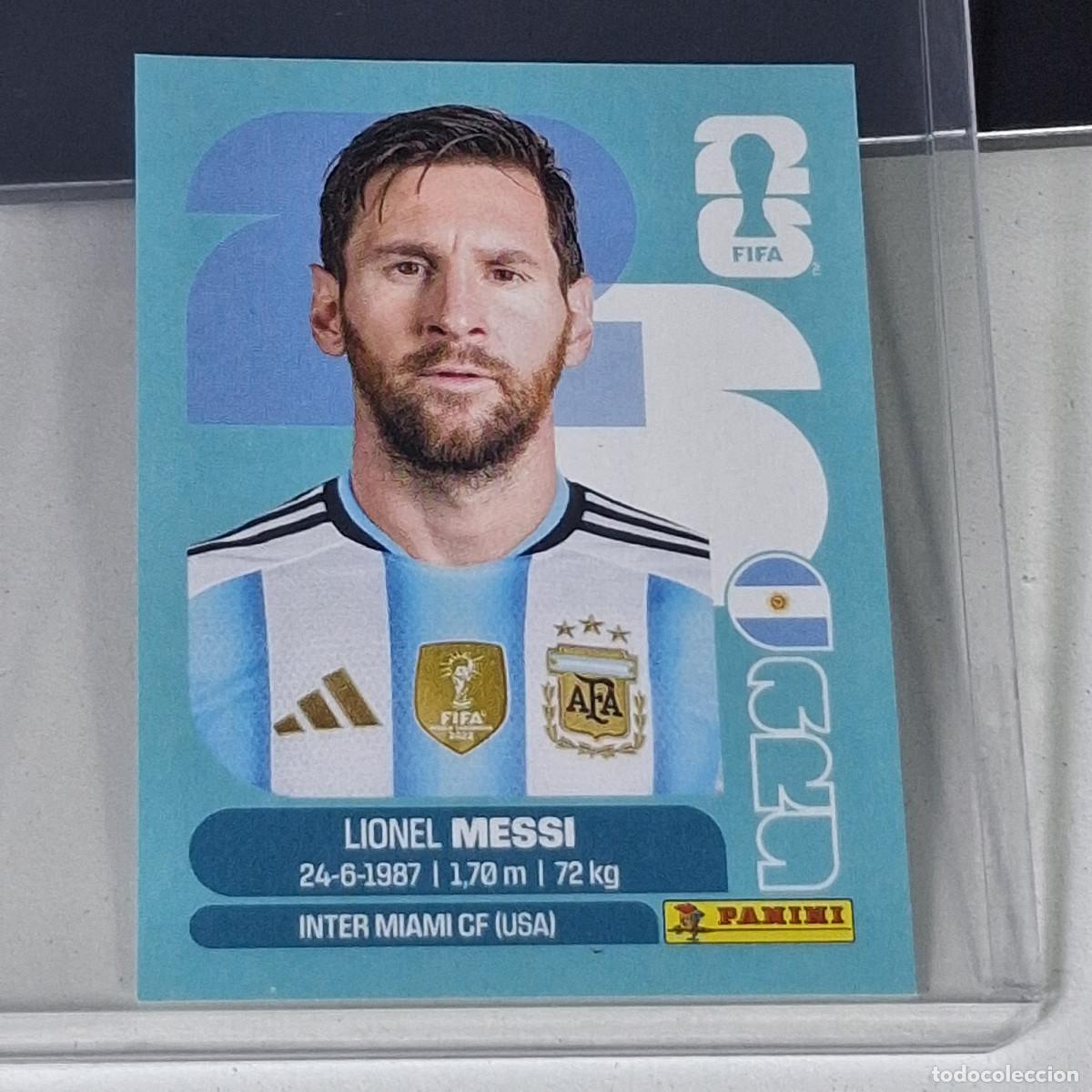 Cromos de F&uacute;tbol: C1 ARG17 LIONEL MESSI 17 ARGENTINA ARG MUNDIAL FIFA WORLD CUP 2026 STICKER PANINI