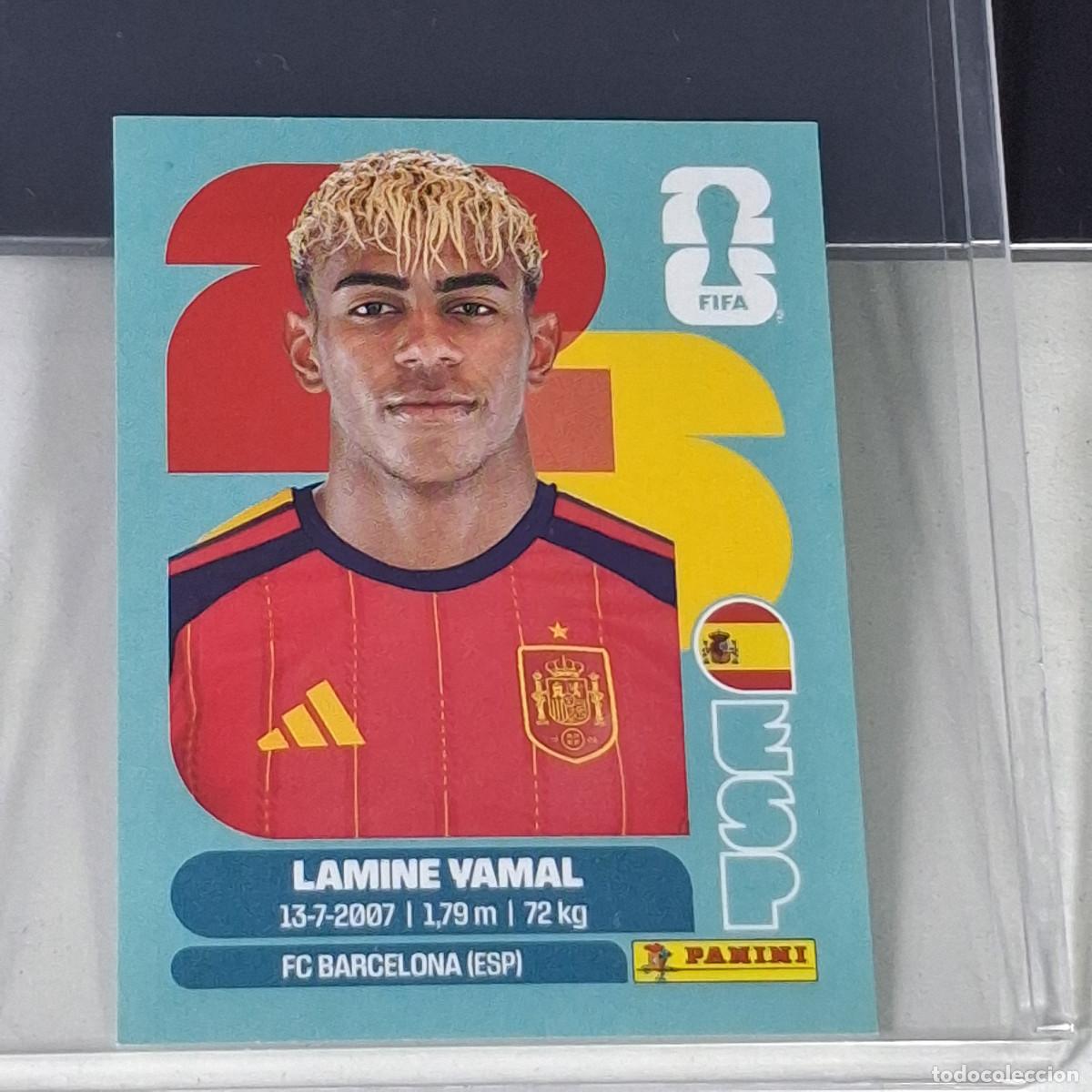 Cromos de F&uacute;tbol: C1 ESP15 LAMINE YAMAL ESPA&Ntilde;A ESP 15 SPAIN MUNDIAL FIFA WORLD CUP 2026 STICKER PANINI