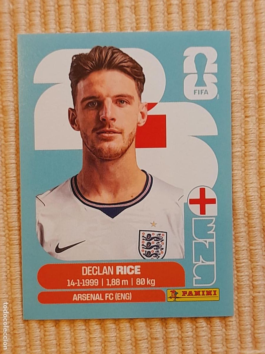 Cromos de F&uacute;tbol: CROMO ENG 10 Declan Rice INGLATERRA. FIFA WORLD CUP 2026 (MUNDIAL MEXICO EE.UU CANADA) STICKERS