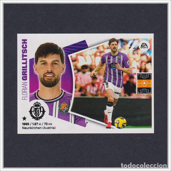 Cromos de F&uacute;tbol: LIGA ESTE 2024 2025 24 25 PANINI GRILLITSCH 38 FICHAJE MERCADO INVIERNO VALLADOLID COLECCI&Oacute;N ALBUM