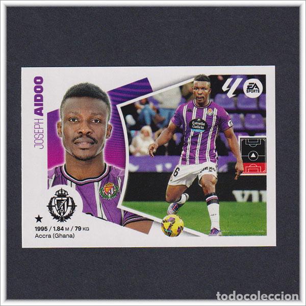 Cromos de F&uacute;tbol: LIGA ESTE 2024 2025 24 25 PANINI AIDOO 37 FICHAJE MERCADO INVIERNO VALLADOLID COLECCI&Oacute;N ALBUM