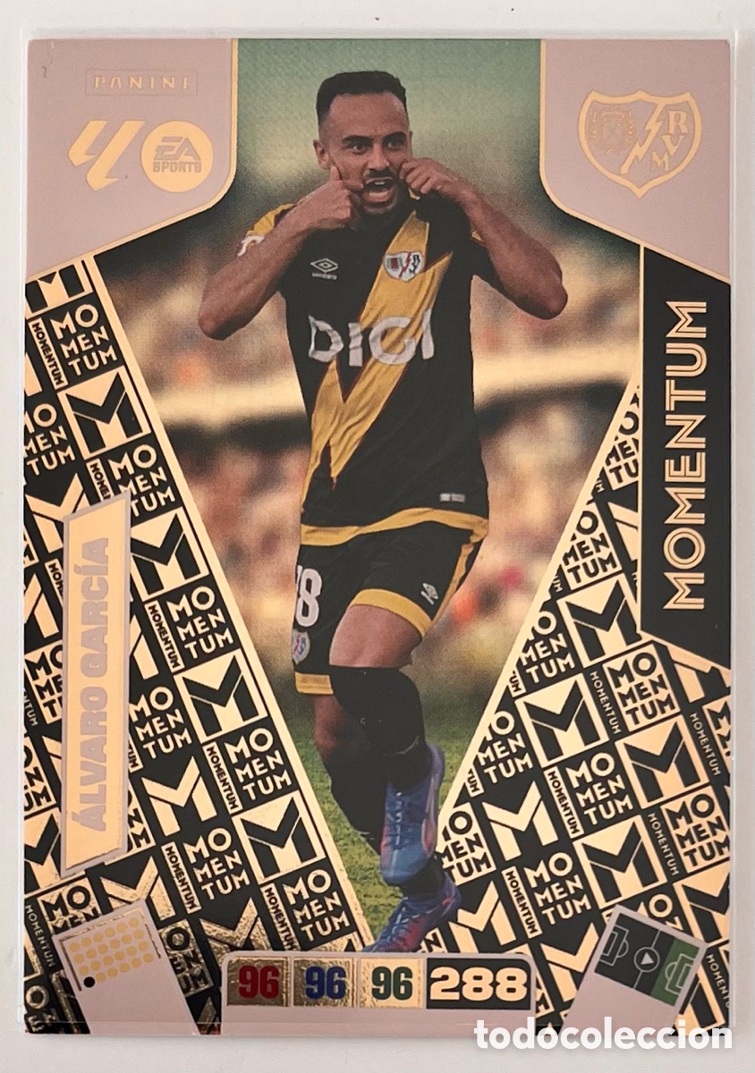 Cromos de F&uacute;tbol: &Aacute;LVARO RODRIGUEZ MOMENTUM ADRENALYN 25 26 2025 2026