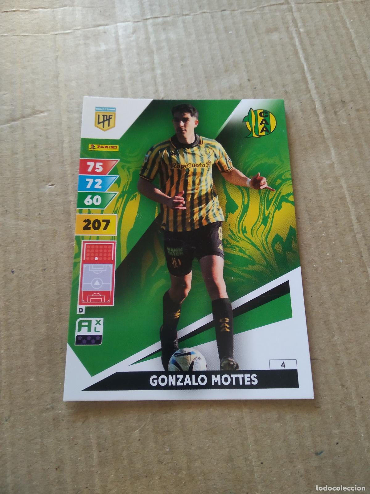 Cromos de Futebol: 4 GONZALO MOTTES ALDOSIVI CROMO FUTBOL PANINI ARGENTINO 2025 LIGA ARGENTINA ADRENALYN