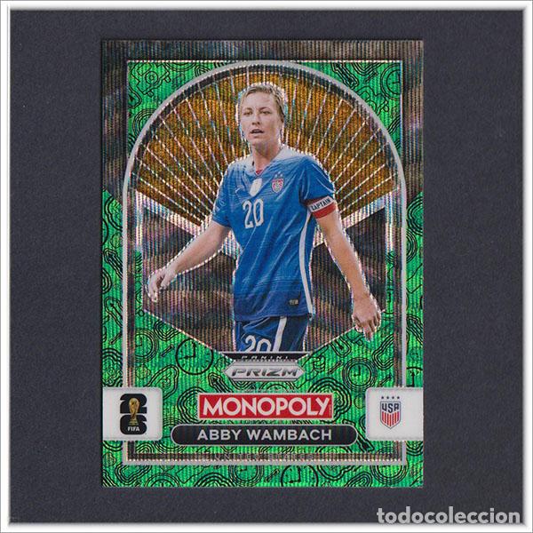 Cromos de Futebol: FIFA WORLD CUP 2026 PANINI PRIZM MONOPOLY ABBY WAMBACH 92 VERDE GREEN USA EEUU COLECCI&Oacute;N MUNDIAL