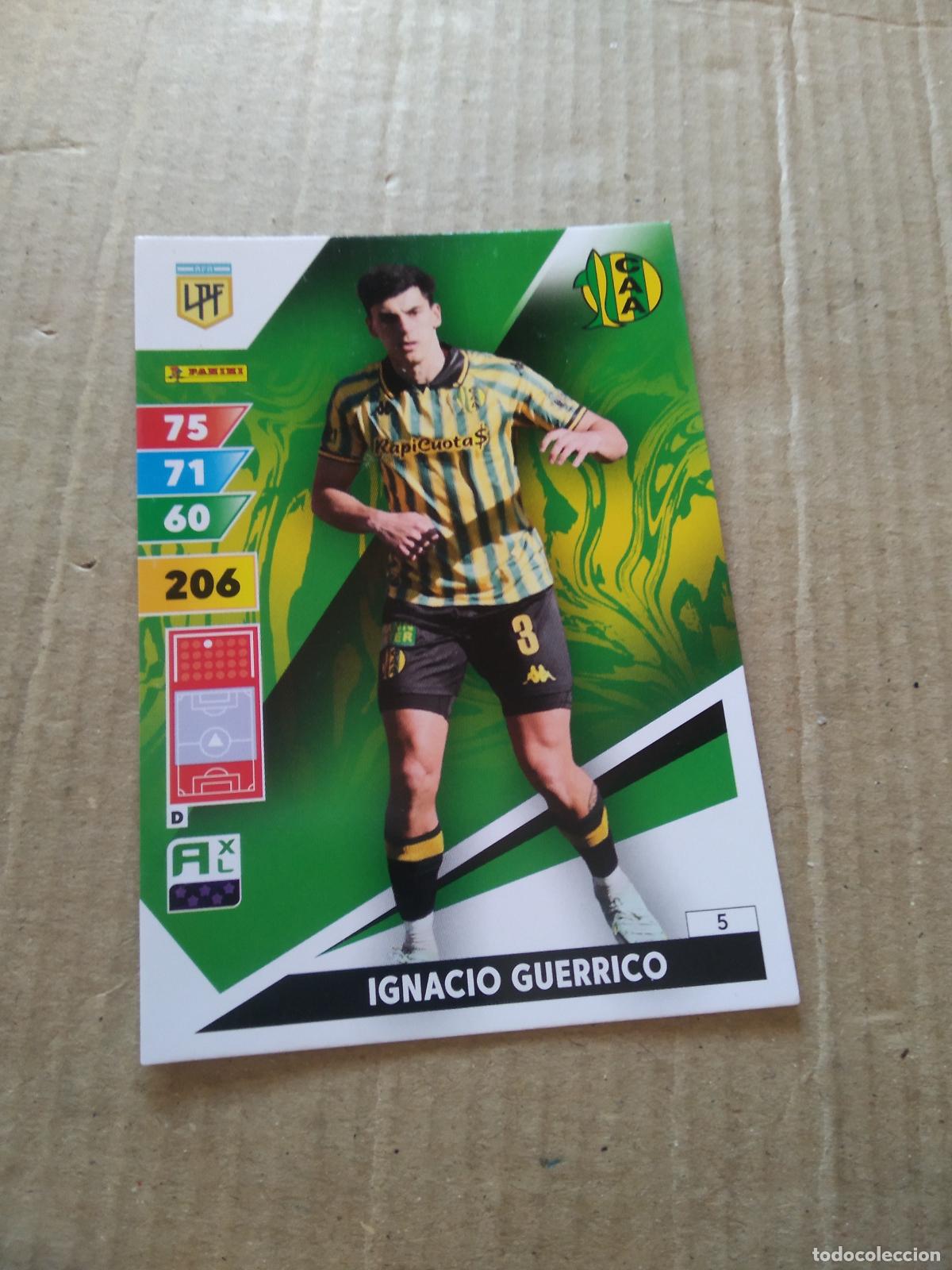 Cromos de Futebol: 5 IGNACIO GUERRICO ALDOSIVI CROMO FUTBOL PANINI ARGENTINO 2025 LIGA ARGENTINA ADRENALYN
