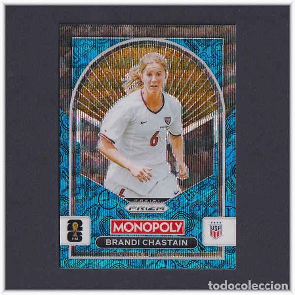 Cromos de F&uacute;tbol: FIFA WORLD CUP 2026 PANINI PRIZM MONOPOLY BRANDI CHASTAIN 89 AZUL BLUE USA EEUU COLECCI&Oacute;N MUNDIAL