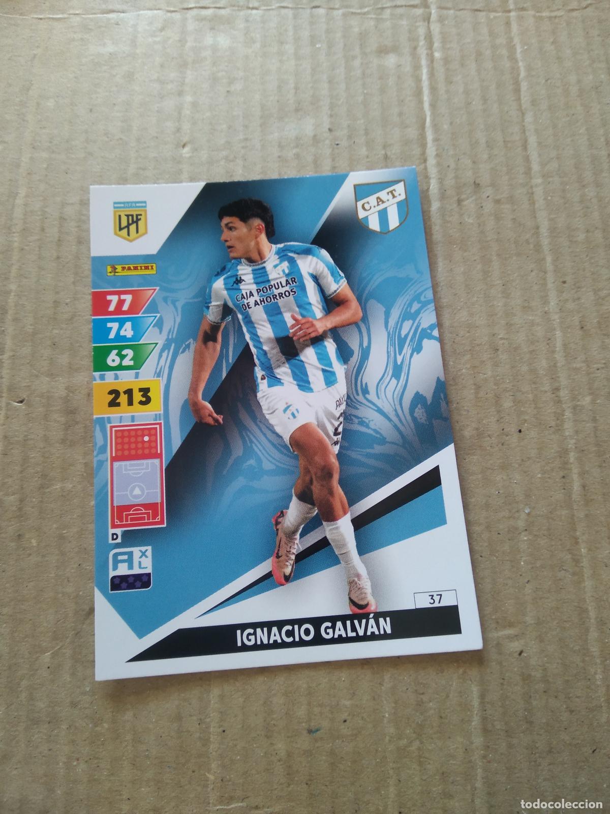 Cromos de F&uacute;tbol: 37 IGNACIO GALVAN ATLETICO TUCUMAN CROMO FUTBOL PANINI ARGENTINO 2025 LIGA ARGENTINA ADRENALYN