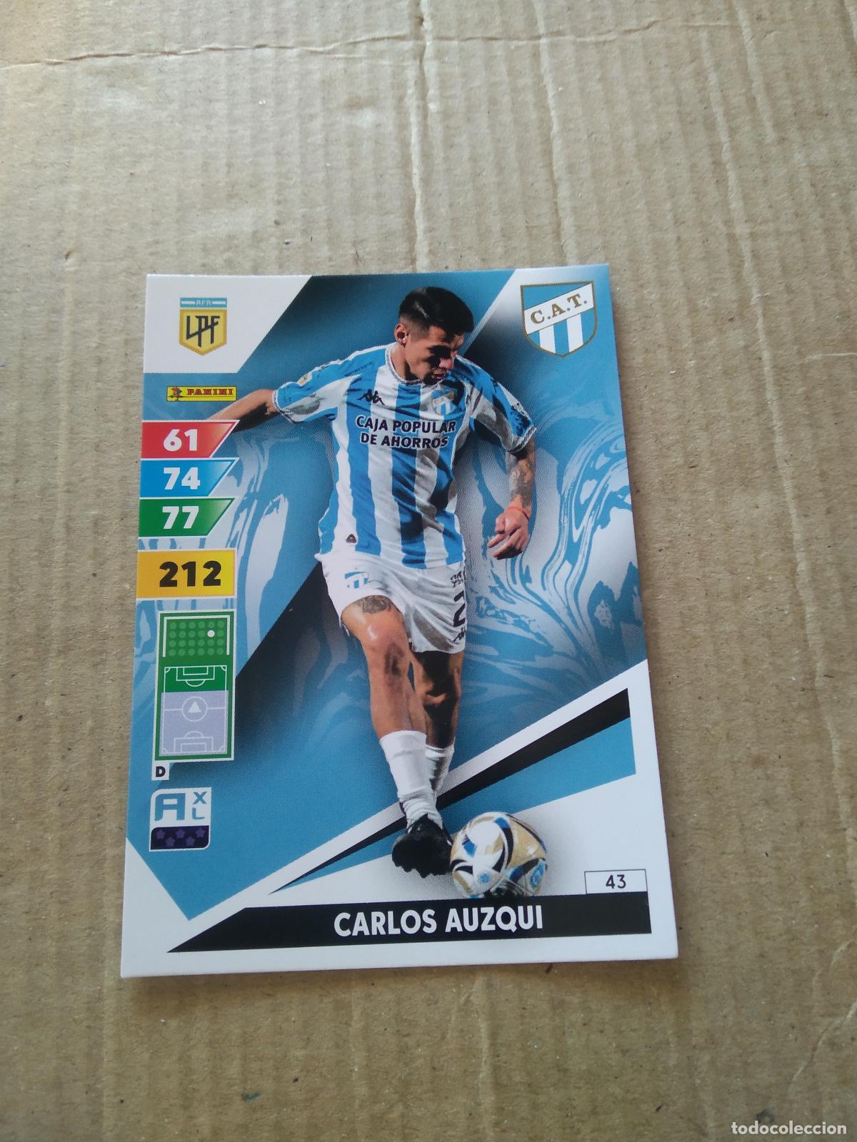 Cromos de F&uacute;tbol: 43 CARLOS AUZQUI ATLETICO TUCUMAN CROMO FUTBOL PANINI ARGENTINO 2025 LIGA ARGENTINA ADRENALYN