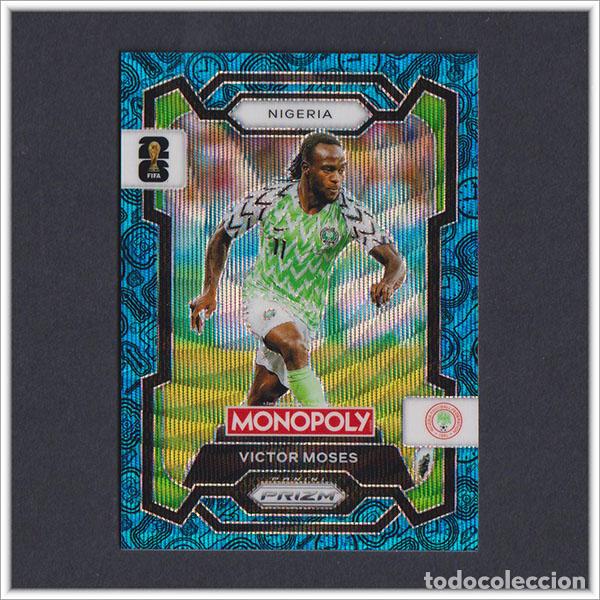 Cromos de F&uacute;tbol: FIFA WORLD CUP 2026 PANINI PRIZM MONOPOLY VICTOR MOSES 79 AZUL BLUE NIGERIA COLECCI&Oacute;N MUNDIAL