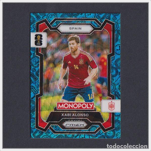 Cromos de F&uacute;tbol: FIFA WORLD CUP 2026 PANINI PRIZM MONOPOLY XABI ALONSO 40 AZUL BLUE ESPA&Ntilde;A COLECCI&Oacute;N ALBUM MUNDIAL